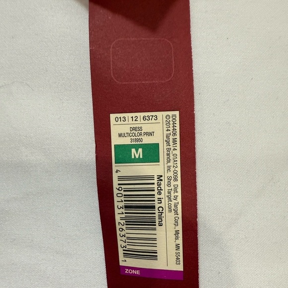 Merona Women Dress Sleeveless Floral Print 
Ivory White Lined Summer Size Medium - Picture 7 of 8